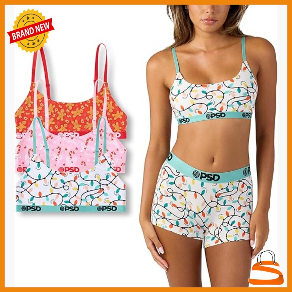 Soft Modal Blend Bralette, Medium Support, Adjust… - image 1